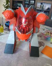 Robot lumineux rouge