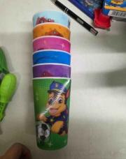 Lot de verre pat patrouille effet 3d