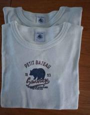 Lot 2 chemises petit bateau 6 ans + 8 ans 