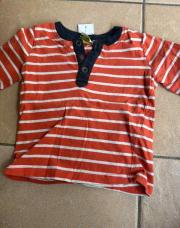 Pull lignée orange taille 9 mois 