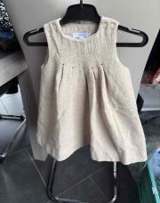 Robe jacadi 6 mois beige
