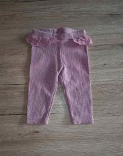 Legging rose avec dentelle 3-6 mois