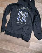 Pull noir golden girl team 140 cm