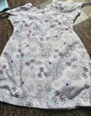 Robe imprimé insectes 1 an 