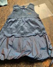 Robe pétrole velours 2 ans 