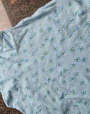 Robe bleu fleuries 98
