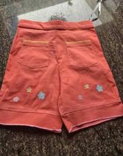 Short saumon fleurs 104