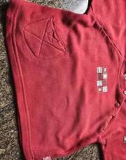 Pull bordeaux poche 86