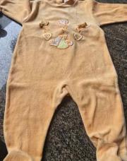 Pyjama orange baby 9 mois 