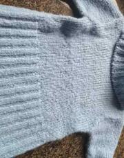 Pull bleu maille C&A 86 