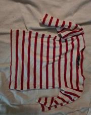 Marinière rouge 12 mois