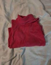 T-shirt à col roulé rouge Petit Bateau 5 ans