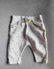 Pantalon Tape à l'Oeil 3mois blanc petites feuilles 