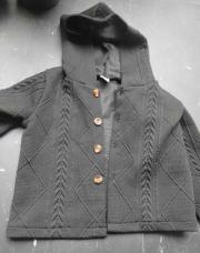 Gilet noir 9/12 mois 
