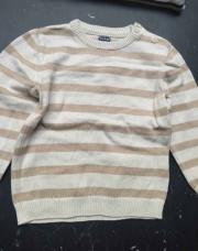 Pull beige ligné 18 mois 