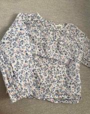 Blouse fleurie bleue - 18 mois (Tape à l’œil)