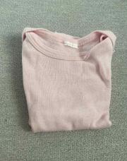 Body rose courtes manches - 12 mois