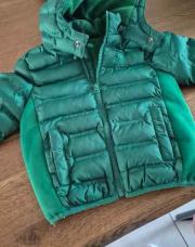 Manteau vert Benetton T 90cm