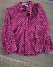 Chemise rouge TAO T 2ans 