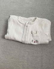 Pyjama blanc poche - 68 cm (C&A)