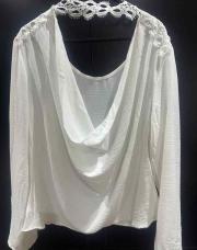 Blouse blanche dos nu taille xl 