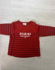 Sweat tape a l’œil rouge taille 68