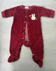 Combi pyjama rouge taille 62 