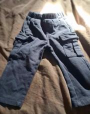 Pantalon  9 mois bleu marine 