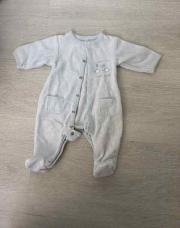 Combi pyjama bleu taille 0mois 