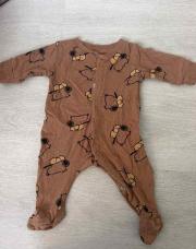 Combi pyjama brune taille 50 
