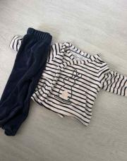 Pyjama bleu a ligne taille 3mois 