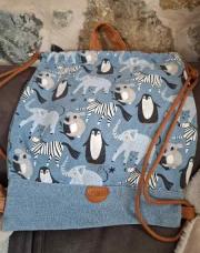 Sac a dos animaux en toile