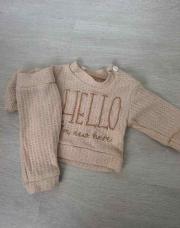 Ensemble beige taille 1/3mois 