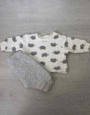 Ensemble gris et blanc 50/56 