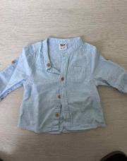 Chemise bleu taille 68 