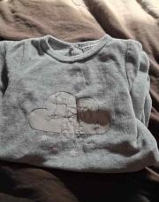 Pyjama 12 mois gris 