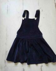 Robe Mila velours marine 6 ans