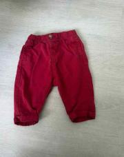 Pantalon rouge taille 68 