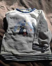 Sweat 12 mois mouettes 