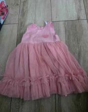 Robe rose en tulle  23 mois