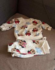 Ensemble 2 pièce minnie blanc  