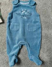 Pyjama 1 mois bleu dino