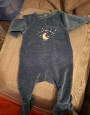 pyjama 1 mois bleu 