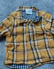 chemise carreau jaune 3 mois