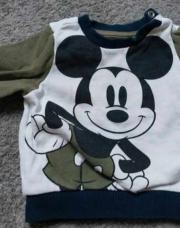 pull mickey 3 mois blanc kaki