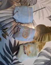 Lot de chaussettes bleu clair 