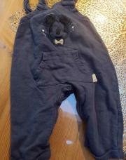 Salopette bleue Mickey 