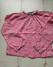 T-shirt Okaidi rose fleurs 6 ans