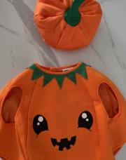 Costume citrouille bébé 6-12 mois