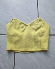 Bustier jaune